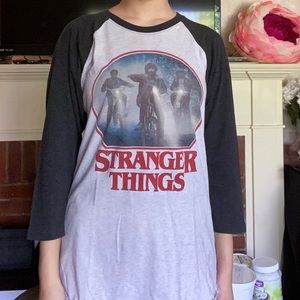 Stranger Things Vintage-Inspired Baseball Shirt